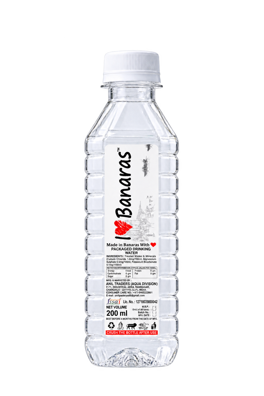 I Love Banaras 200 ml bottle