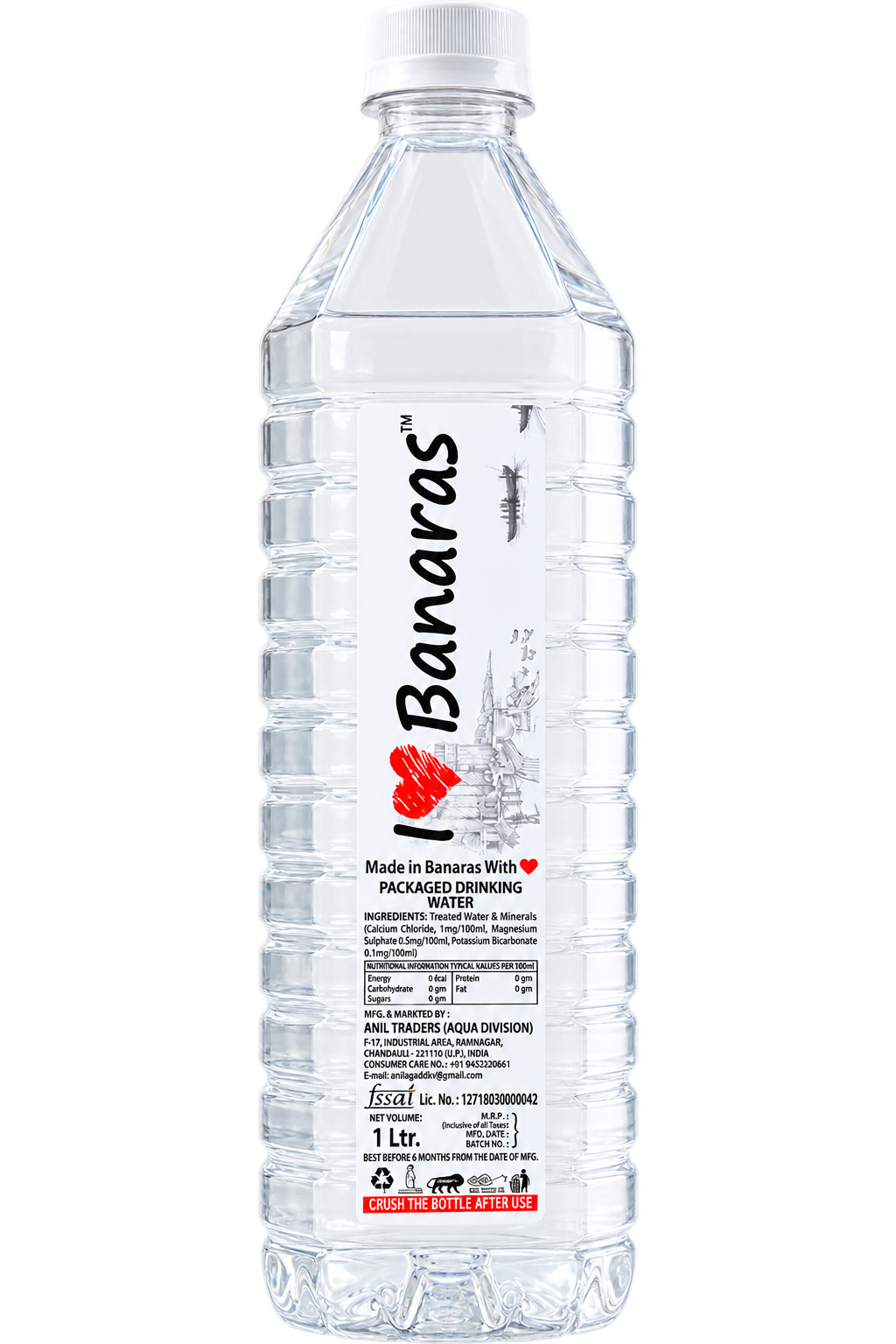 I Love Banaras bottle